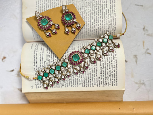 Heirloom Polki Bridal Necklace Set