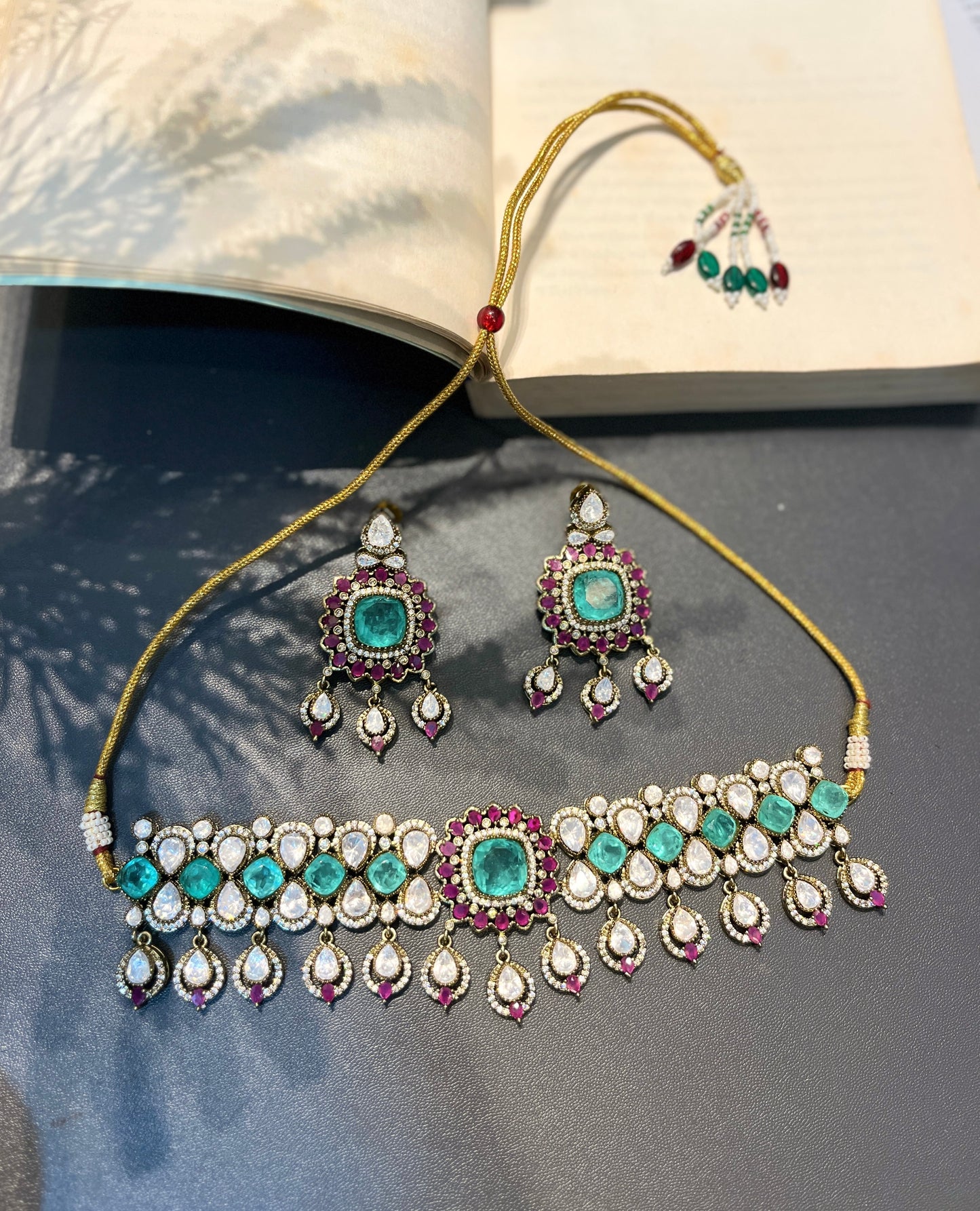 Heirloom Polki Bridal Necklace Set