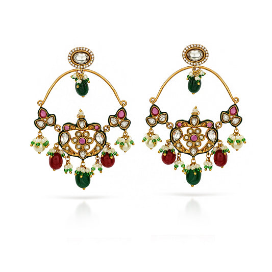 Arohi Arch Drop Chandbaali Earrings