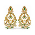 Tara Emerald Chandbaali Earrings