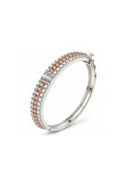 Celeste Triple Row Zircon Openable Bangle