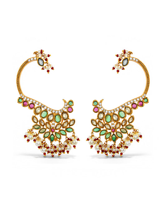 Kesar Chain Drape Ear Cuff