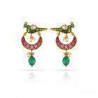 Mayur Bird Motif Earrings