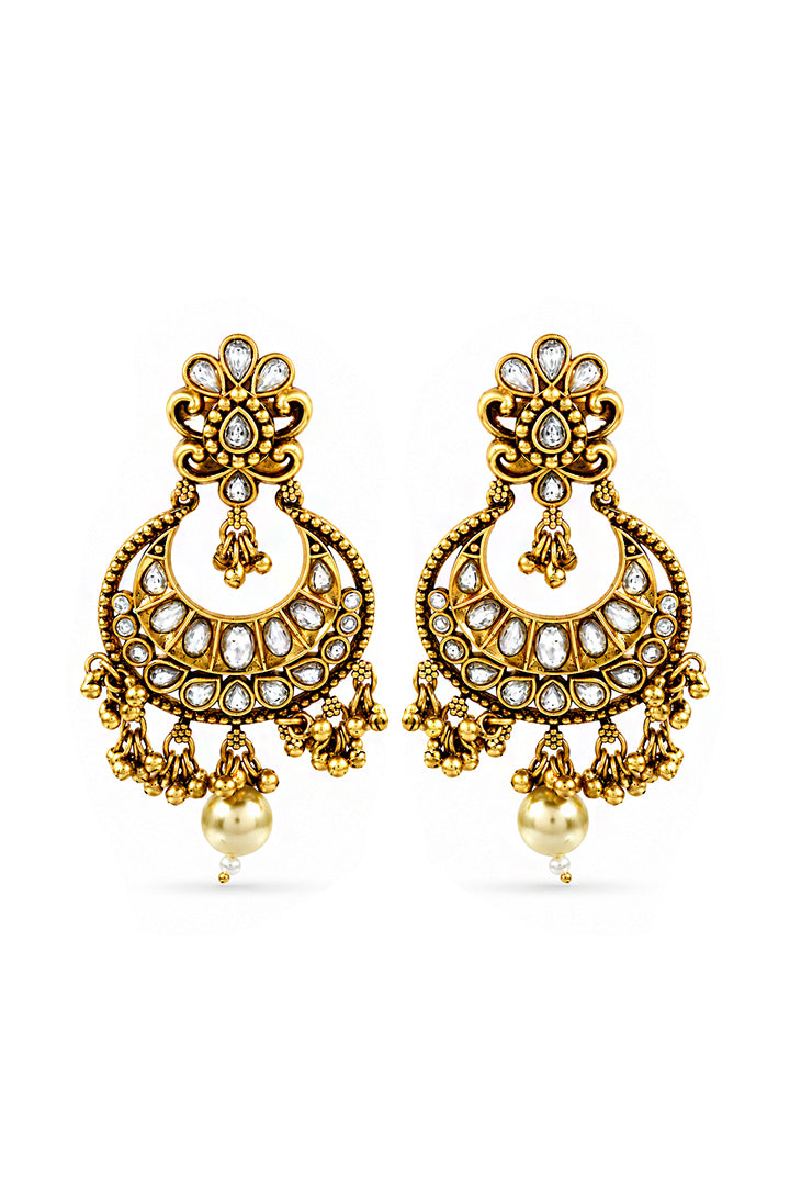 Heeri Chand Kundan Earrings