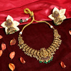 Antique Peacock Motif Necklace Set