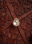 Nira Pear Moissanite Polki Ring