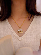 Mini Elephant Pendant Necklace