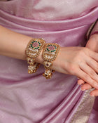 Gauri Royal Heritage Bangle Set with Pearl Latkans