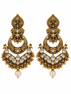 Tara Antique Chaandbali Earrings