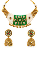 Sitara Nakshi Temple Choker Set