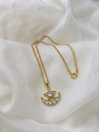 Chandtara Crescent Pendant Necklace