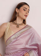 Kamal Rani Ruby Green Lotus Necklace Set