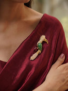 Royal Hornbill Brooch