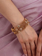 Sheena Ghungroo Floral Bangle Set of 4