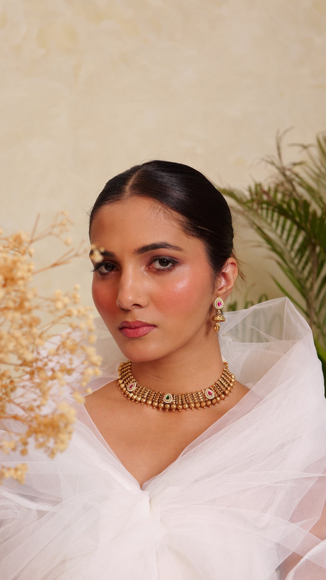 Morbagh Temple Necklace Set