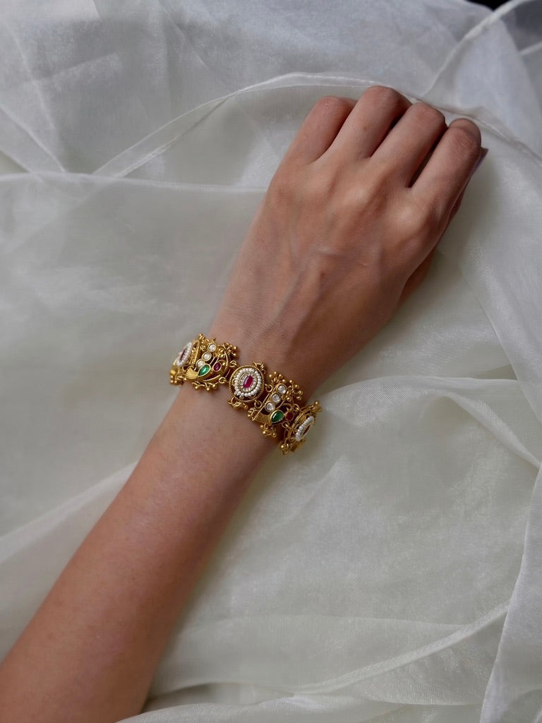 Panchi Temple Studded Bracelet