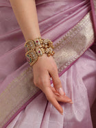 Gauri Royal Heritage Bangle Set with Pearl Latkans