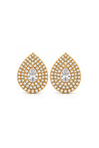 Sera Teardrop Zircon Stud Earrings