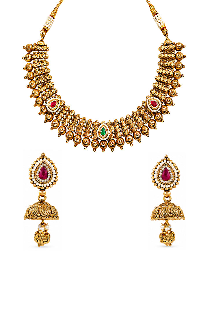 Morbagh Temple Necklace Set