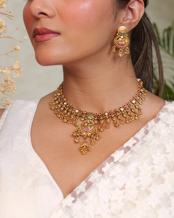 Moti Patti Heritage Choker Set
