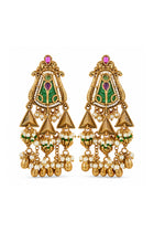 Zariya Meenakari Tassel Earrings