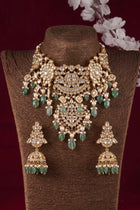 Zaia Emerald Polki Bridal Set