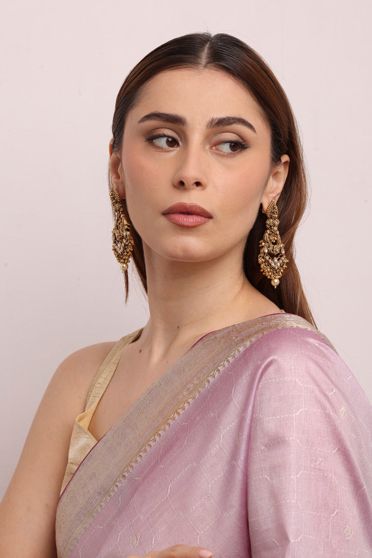 Tara Antique Chaandbali Earrings