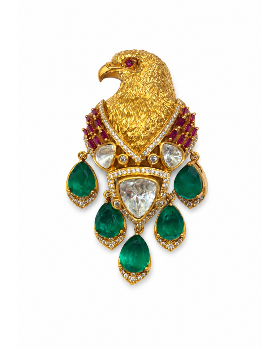 Shahbaaz Polki Brooch