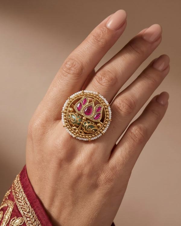 Kamal Rani Lotus Ring