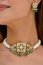 Aina Pearl Polki Choker Set