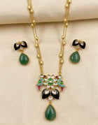 Shuka Meenakari Pendant Set
