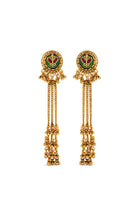 Neel Kamal Chain Tassel Earrings