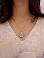 Chandtara Crescent Pendant Necklace