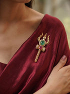 Mahadev Shakti Brooch