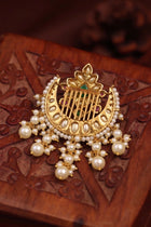 Gulzar Emerald Hair Brooch