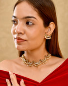Moon Pearl Polki Choker Set