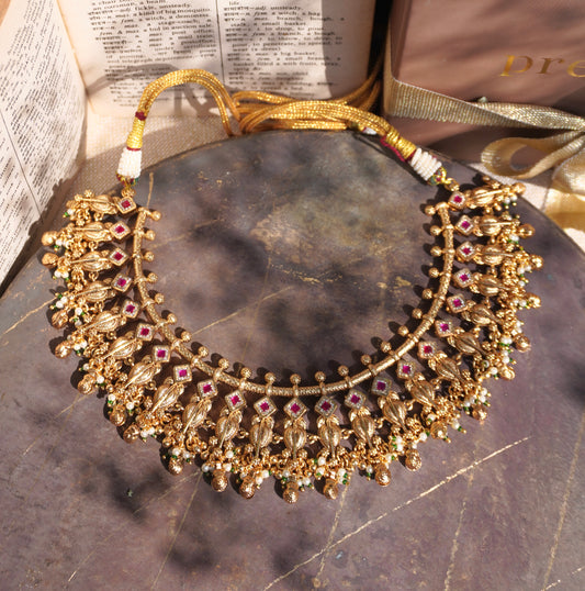 Rajyalakshmi Temple Rani Haar Set