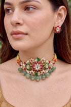 Rang Meenakari Choker Set