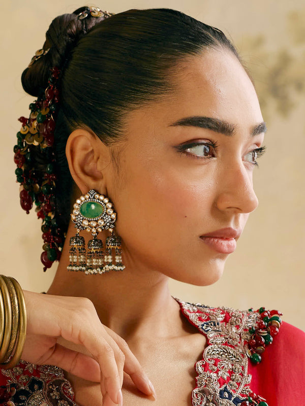 Kiara Dual Tone Jhumka Drops