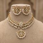 Pushpa Pearl Polki Choker Set