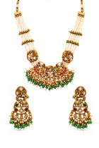 Morni Kundan Pearl Necklace Set