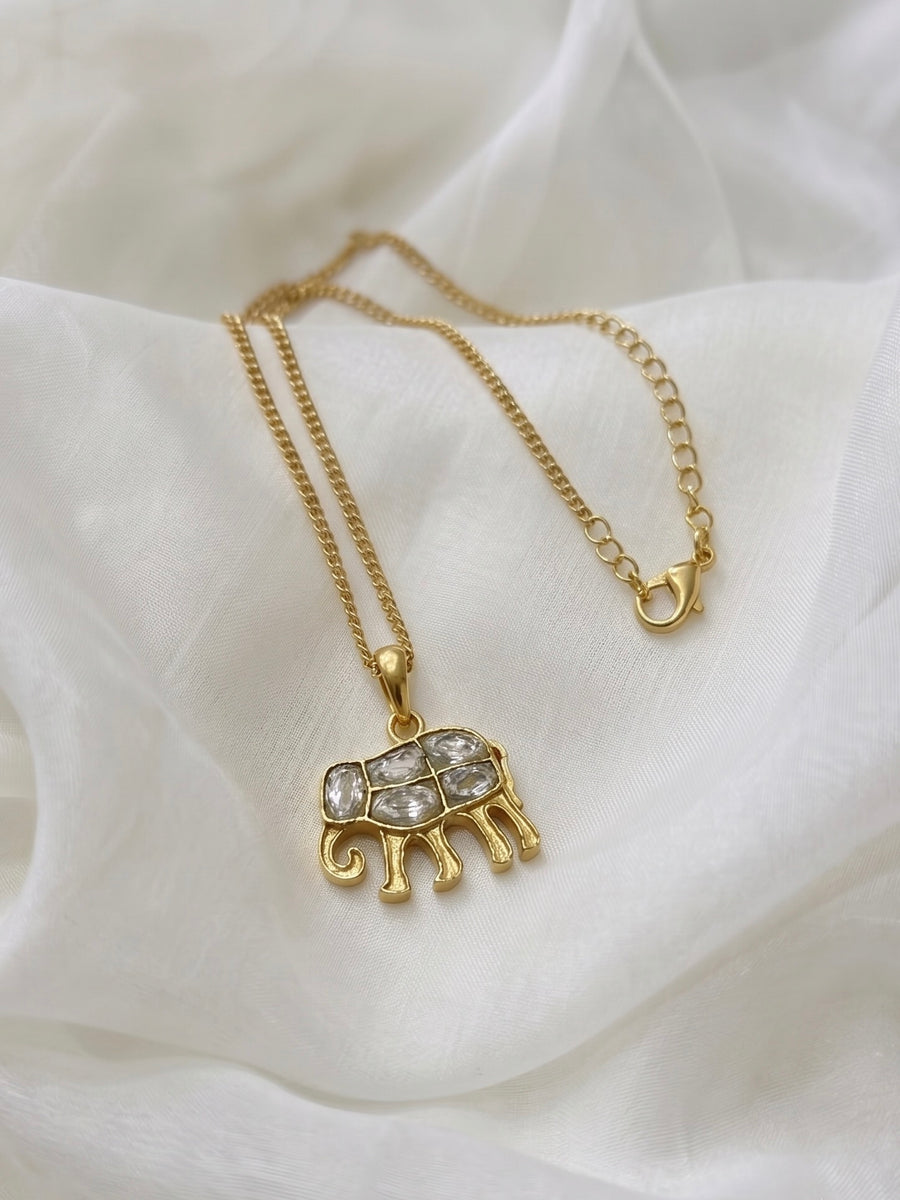 Mini Elephant Pendant Necklace
