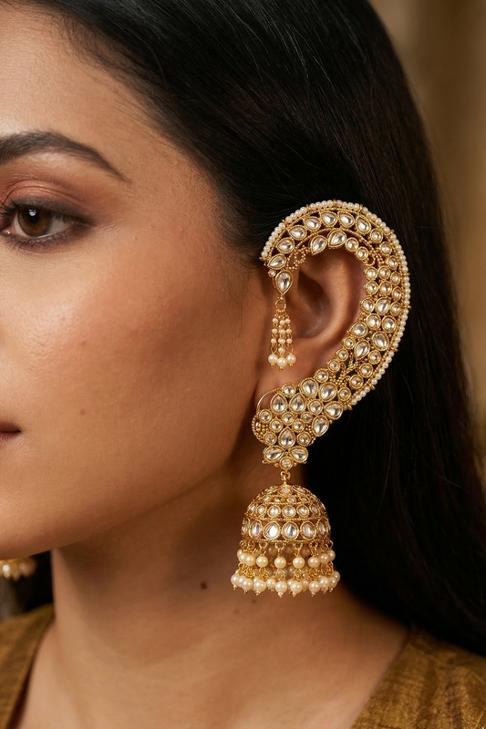 Vireya Regal Polki Ear Cuff