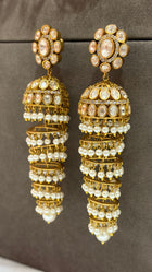 Chandelier Polki Pearl Jhumka