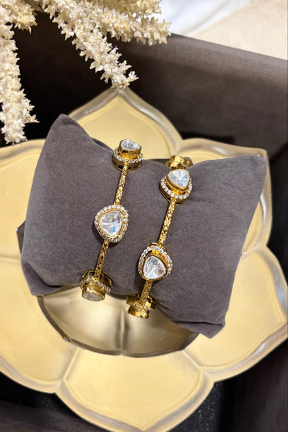 Classic Kundan Polki Bangles