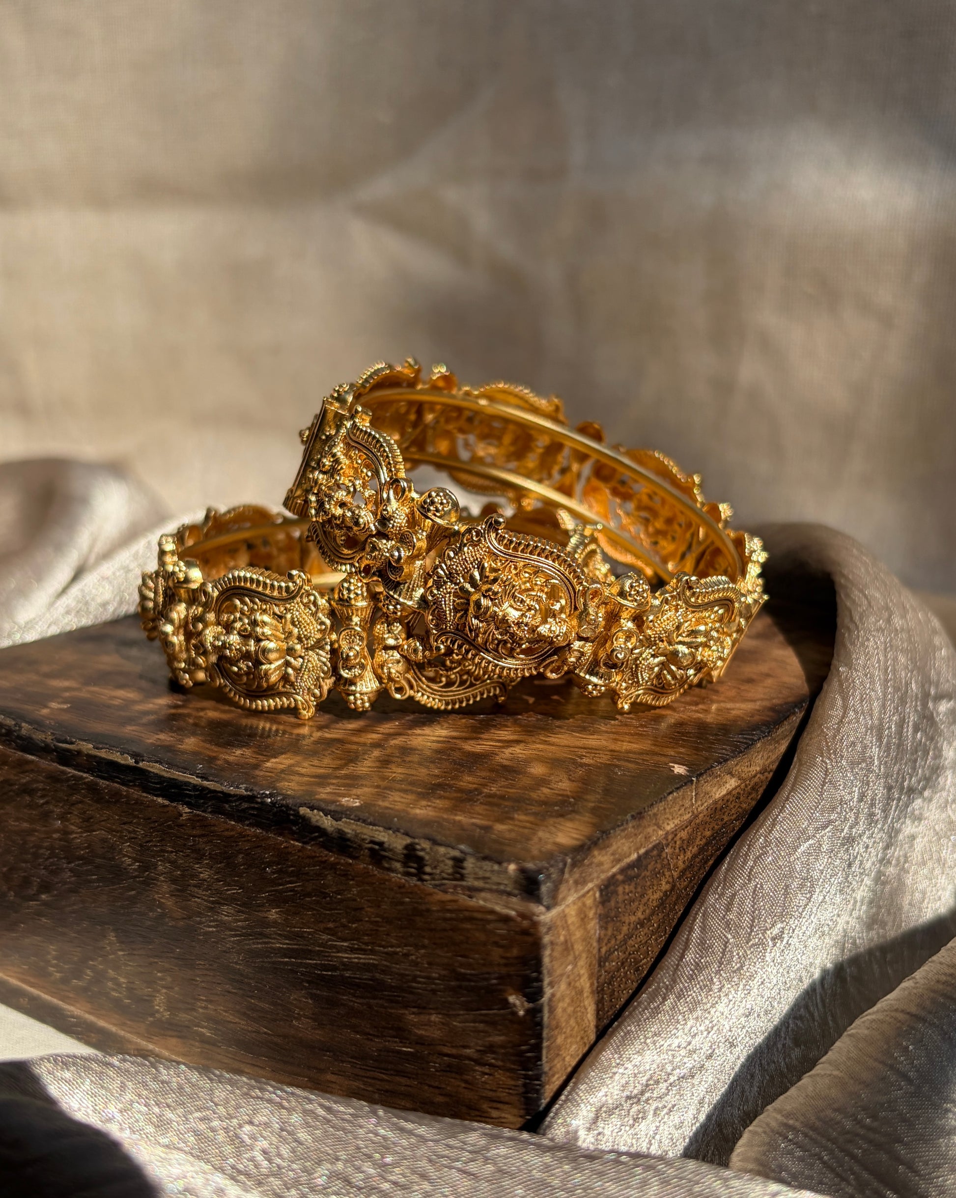 Lakshita Temple Bangle Set