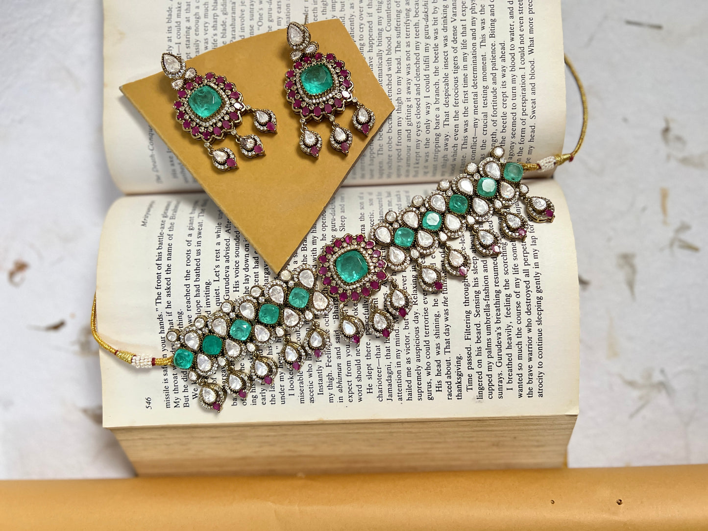 Heirloom Polki Bridal Necklace Set