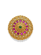Ruby Temple Medallion Ring
