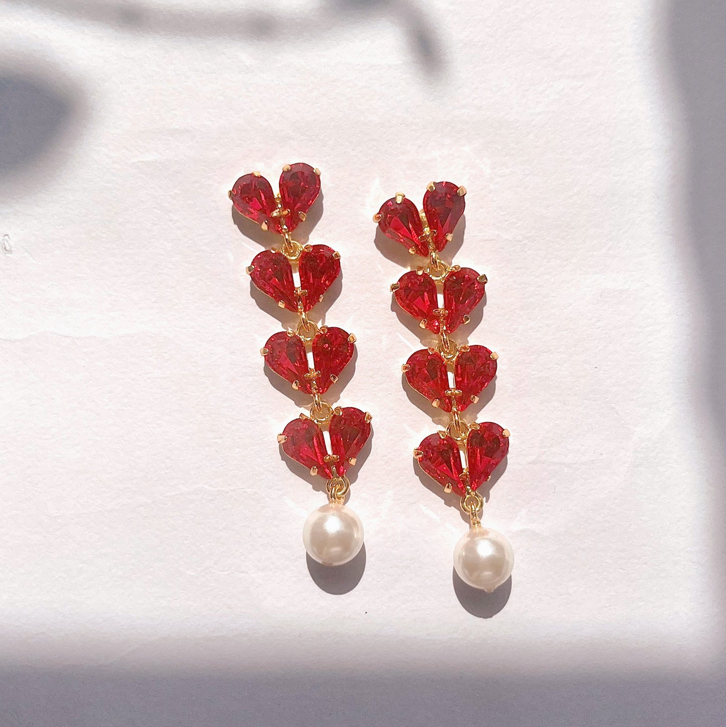 All Hearts Swarovski Crystal Danglers