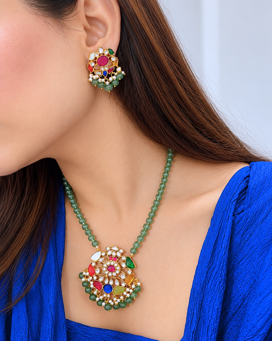 Noor-E-Rang Necklace Set